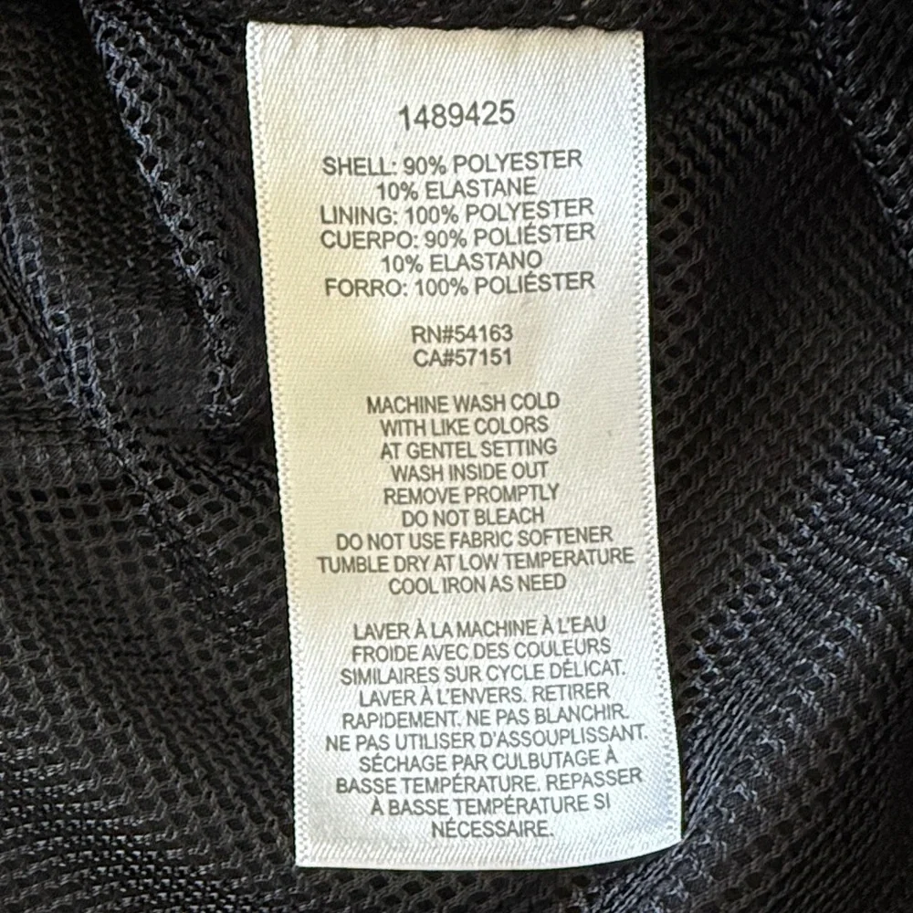 DKNY Sport Black Hooded Zip Jacket – Size Medium - Picture 6 of 6